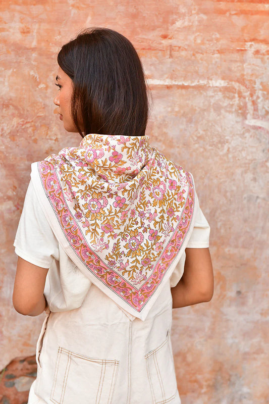 Grand Foulard Capypso Écru