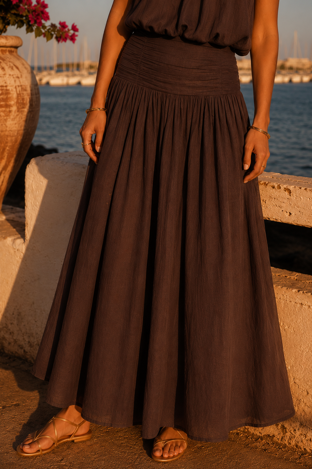 Jupe Luciana Chocolat