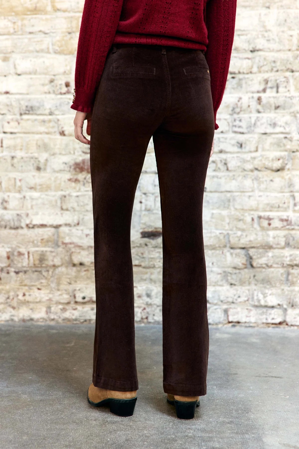 Pantalon Anatole Velours Marron