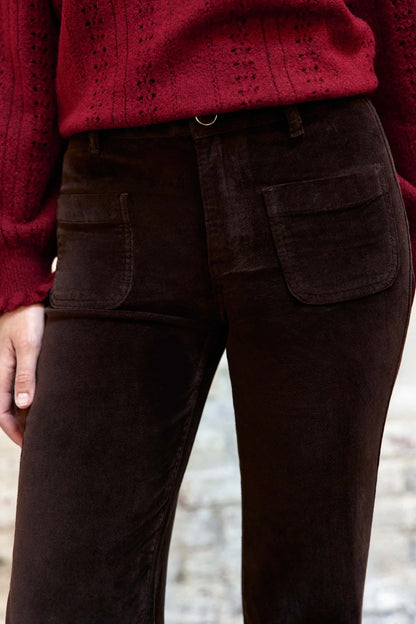 Pantalon Anatole Velours Marron