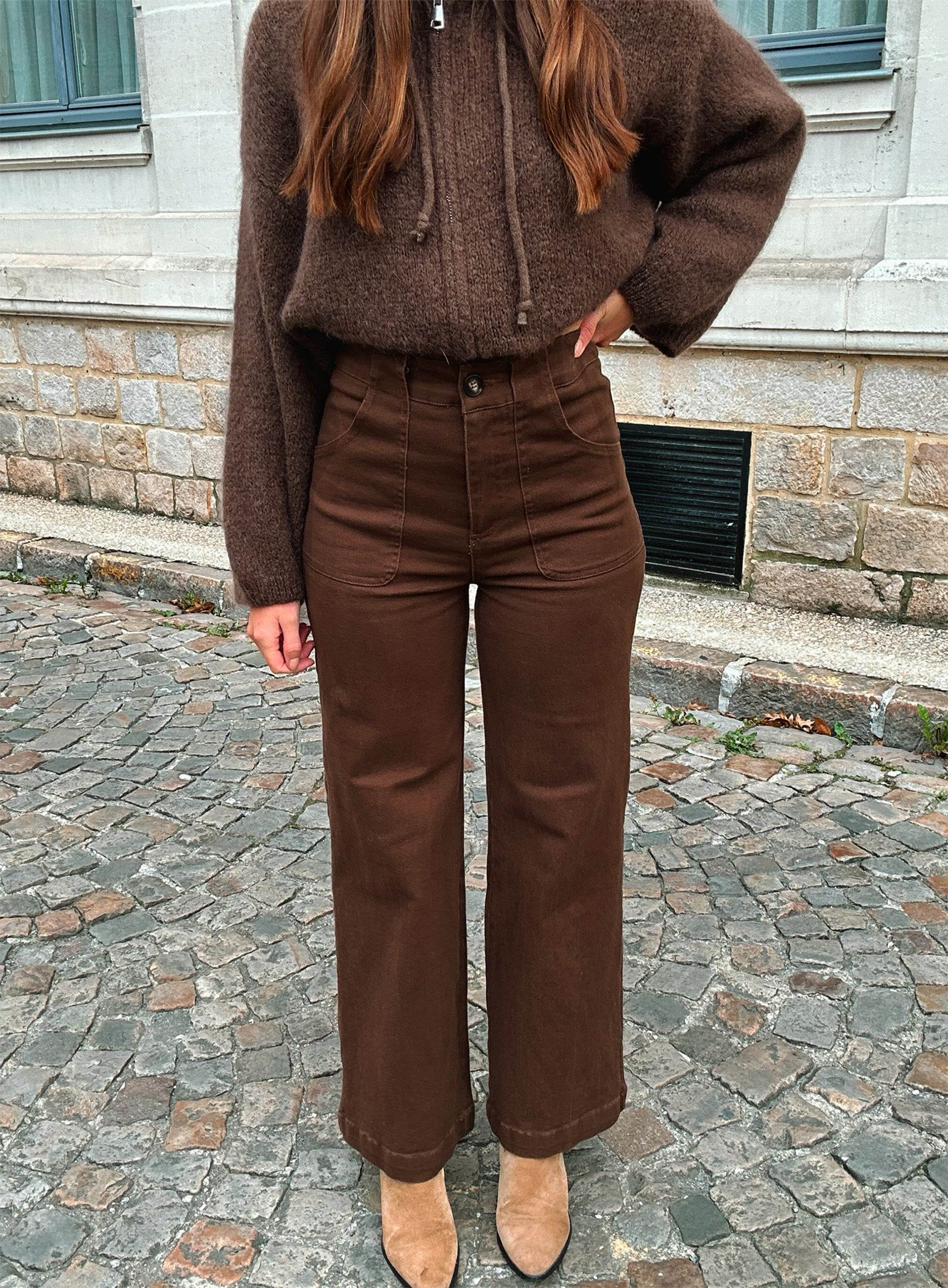 Pantalon Émile Chocolat