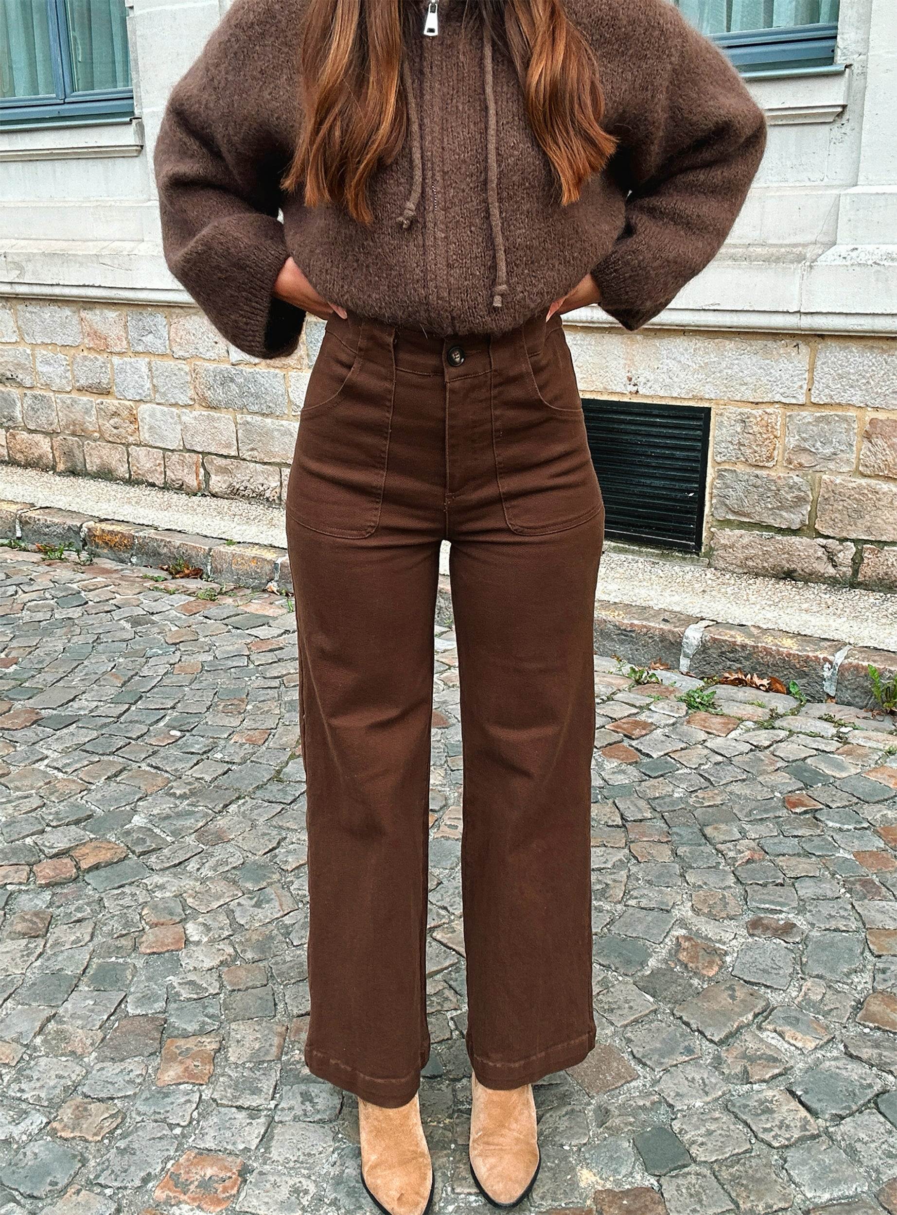 Pantalon Émile Chocolat