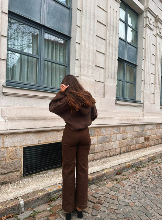 Pantalon Émile Chocolat