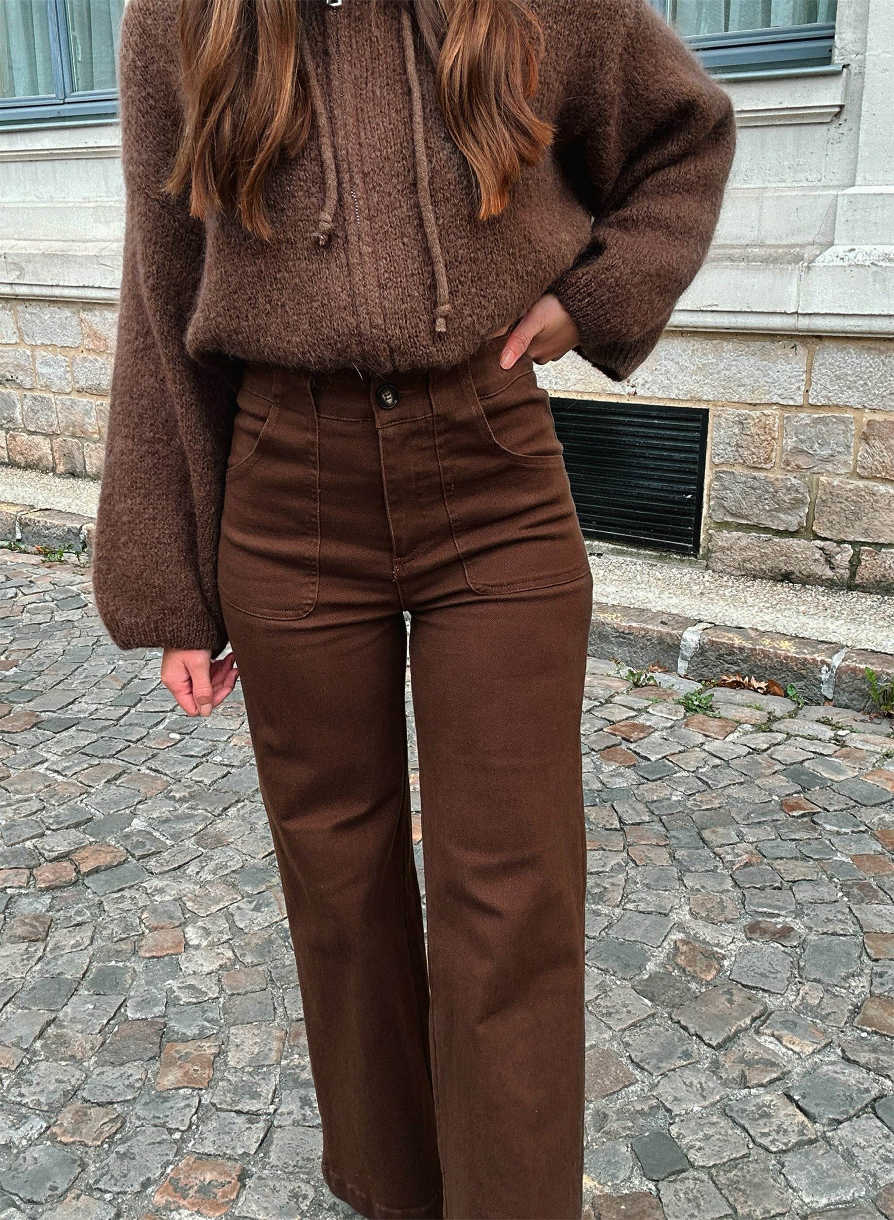 Pantalon Émile Chocolat