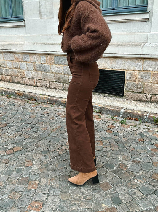 Pantalon Émile Chocolat