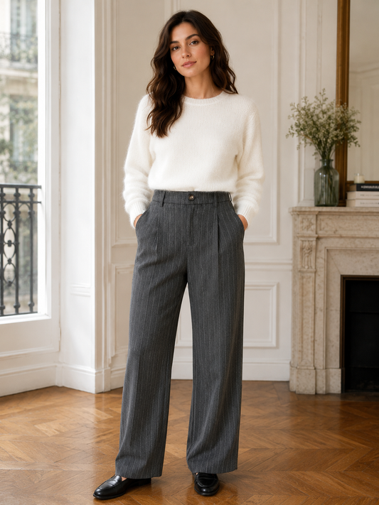 Pantalon Chic Gris Les Piplettes 