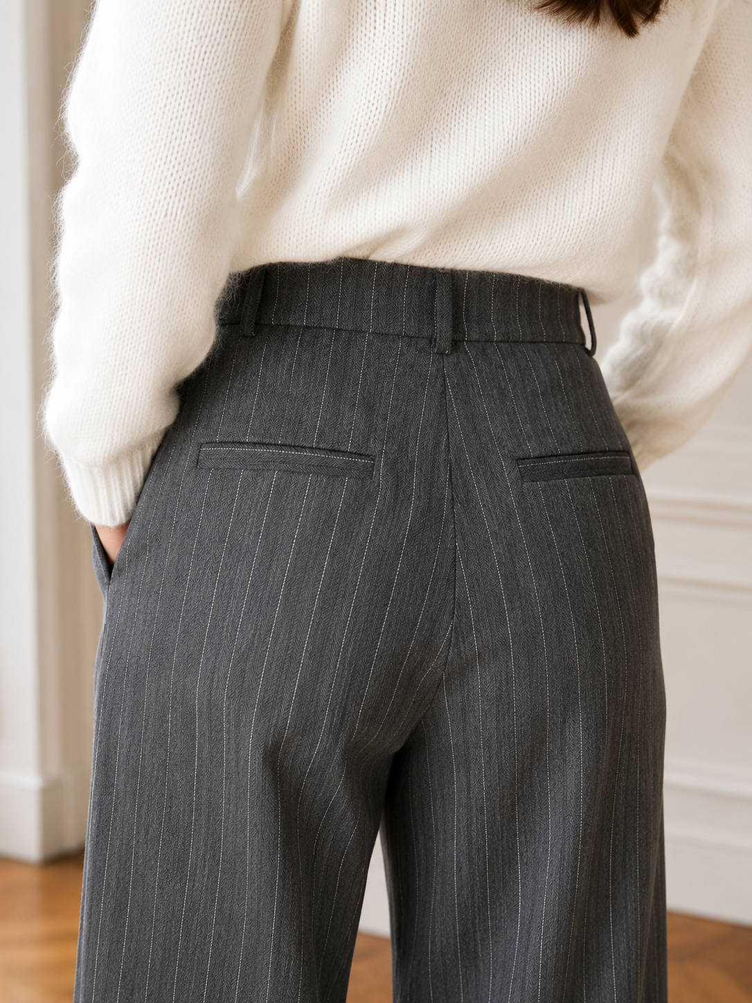 Chic Grey Trousers by Les Piplettes