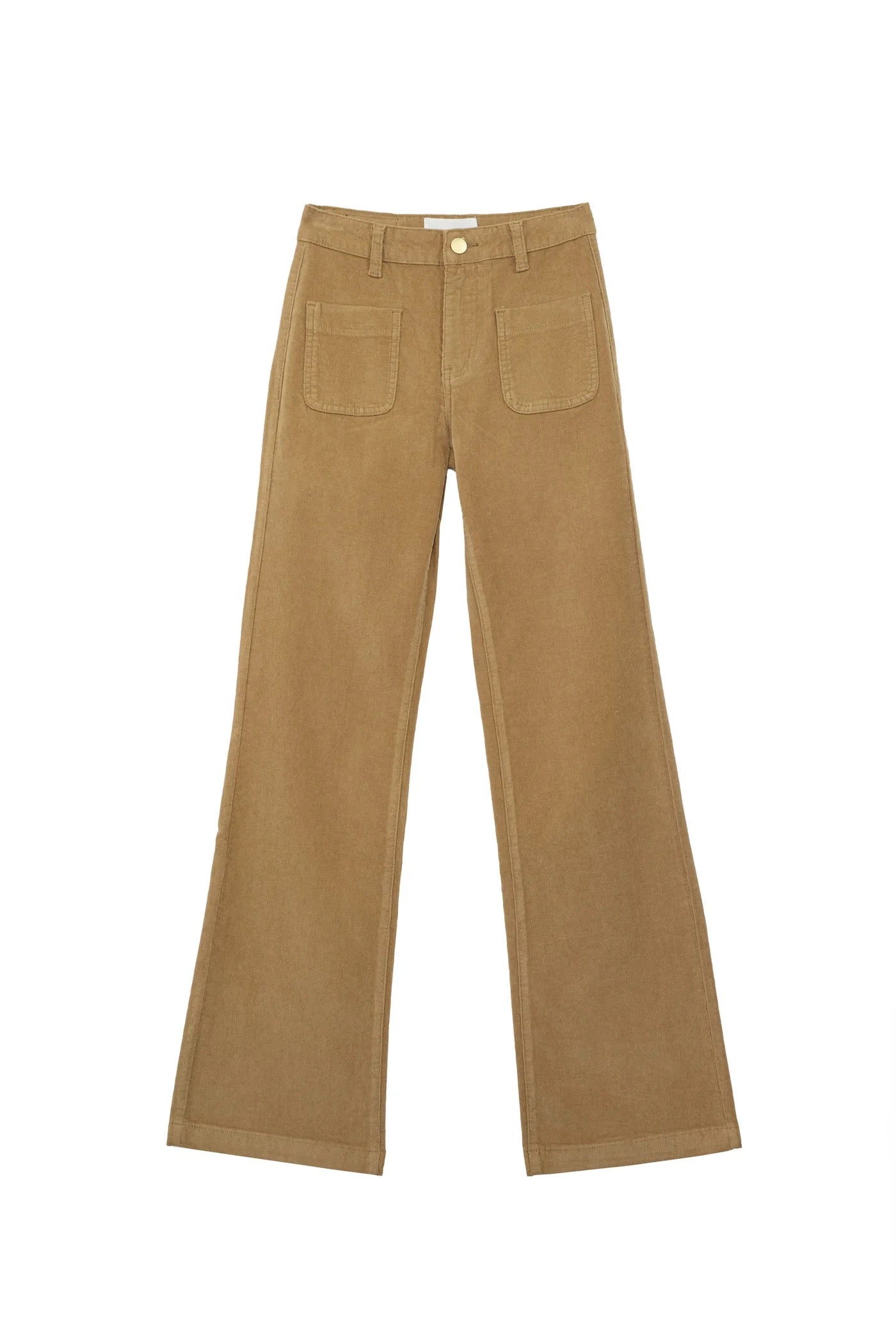 Pantalon Lana Velours Beige