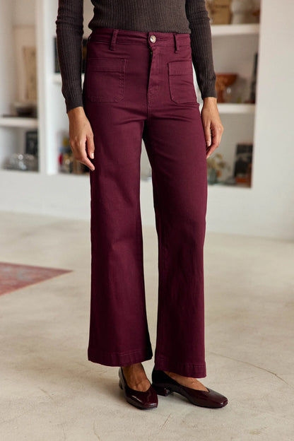 Pantalon Leia Bordeaux
