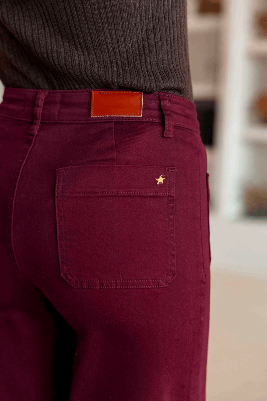 Pantalon Leia Bordeaux