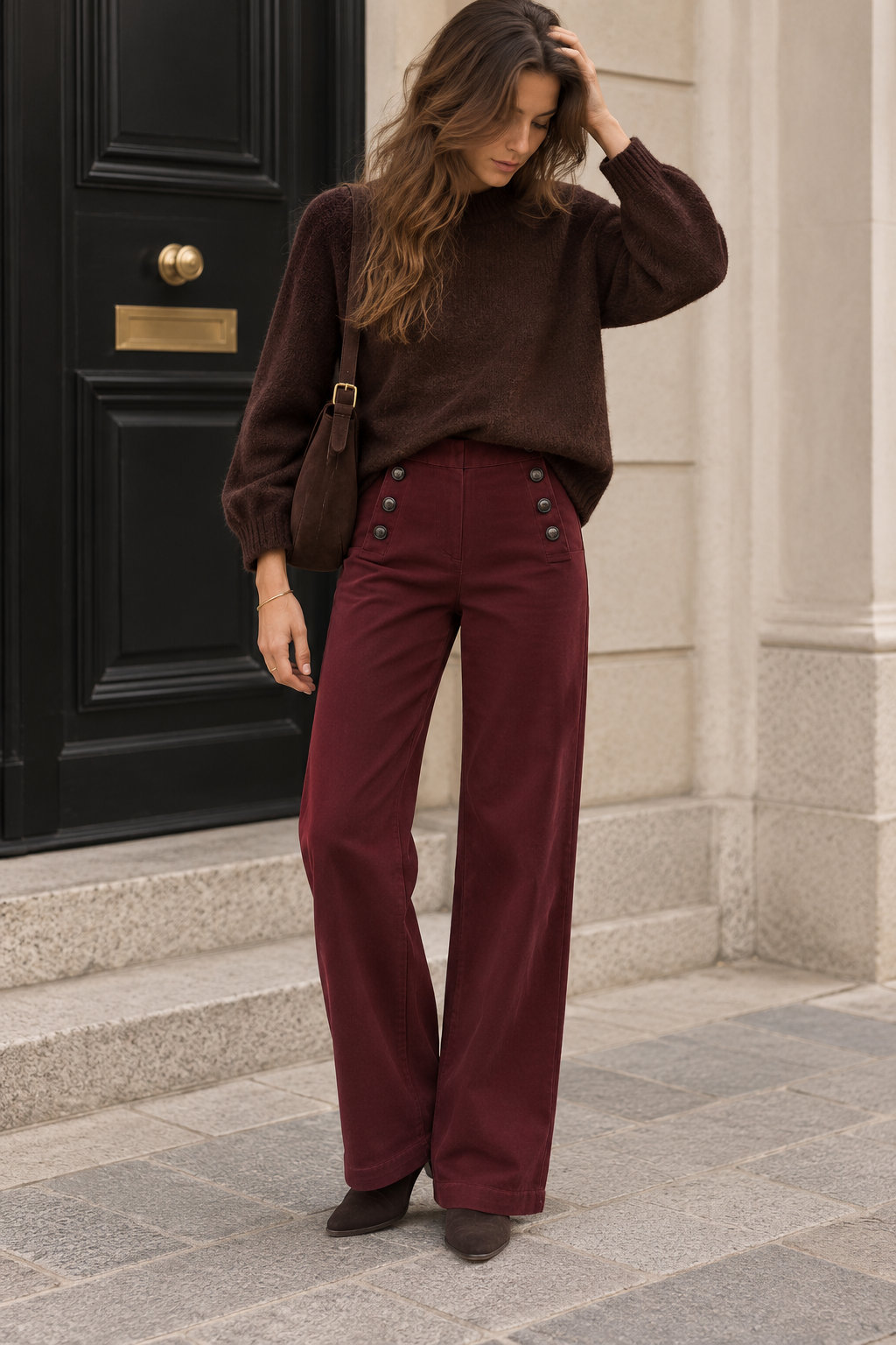 Pantalon Louis Bordeaux