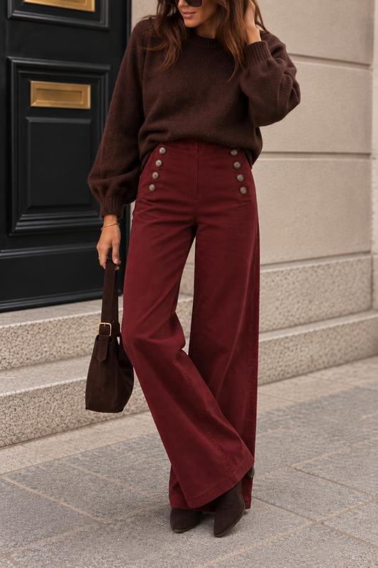 Pantalon Louis Bordeaux