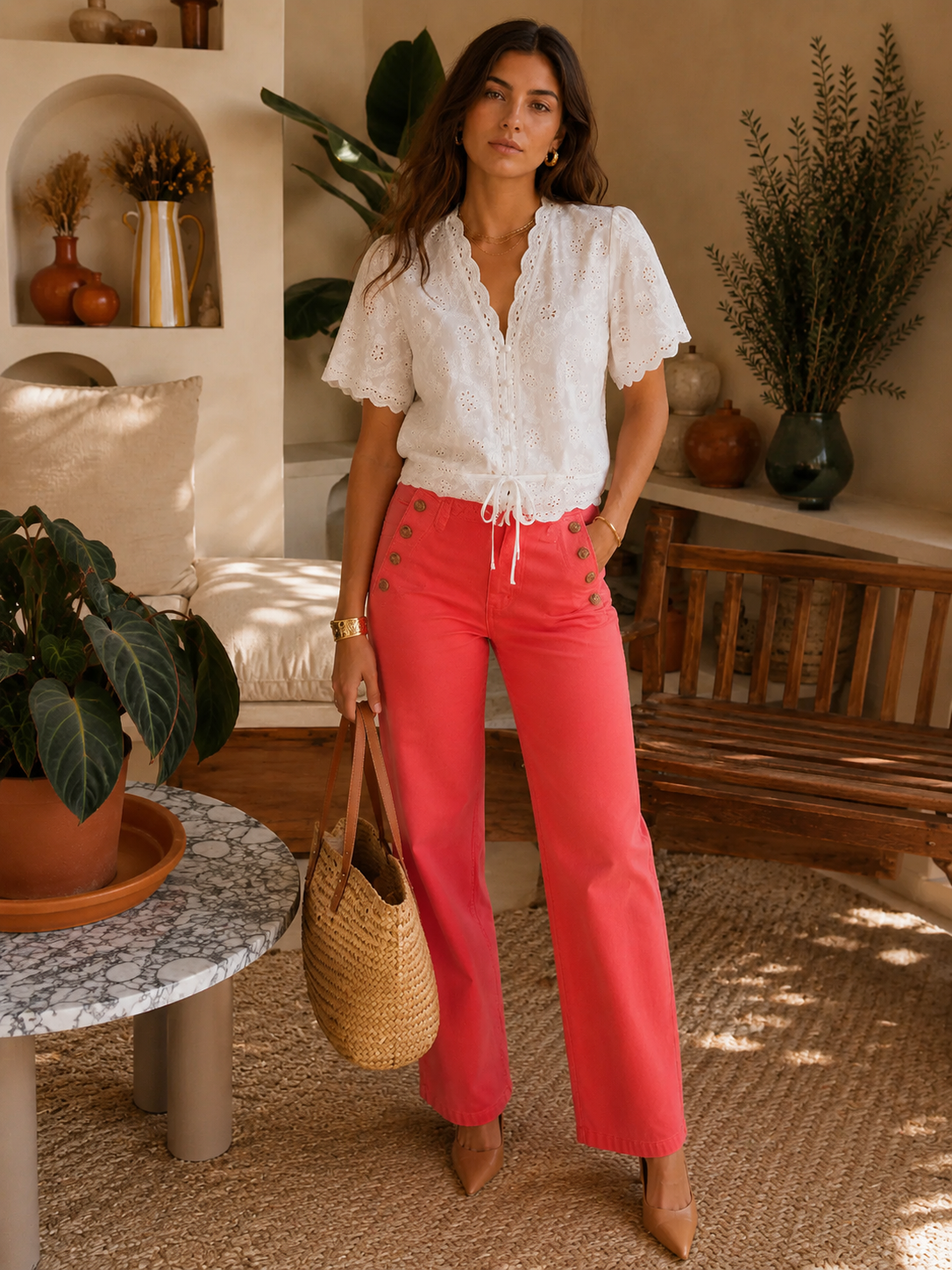 Pantalon Louis Corail
