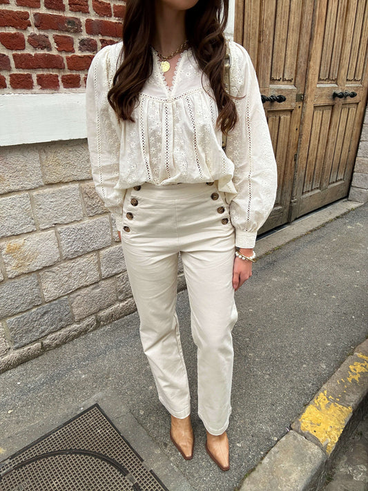 Pantalon Louis Ivoire