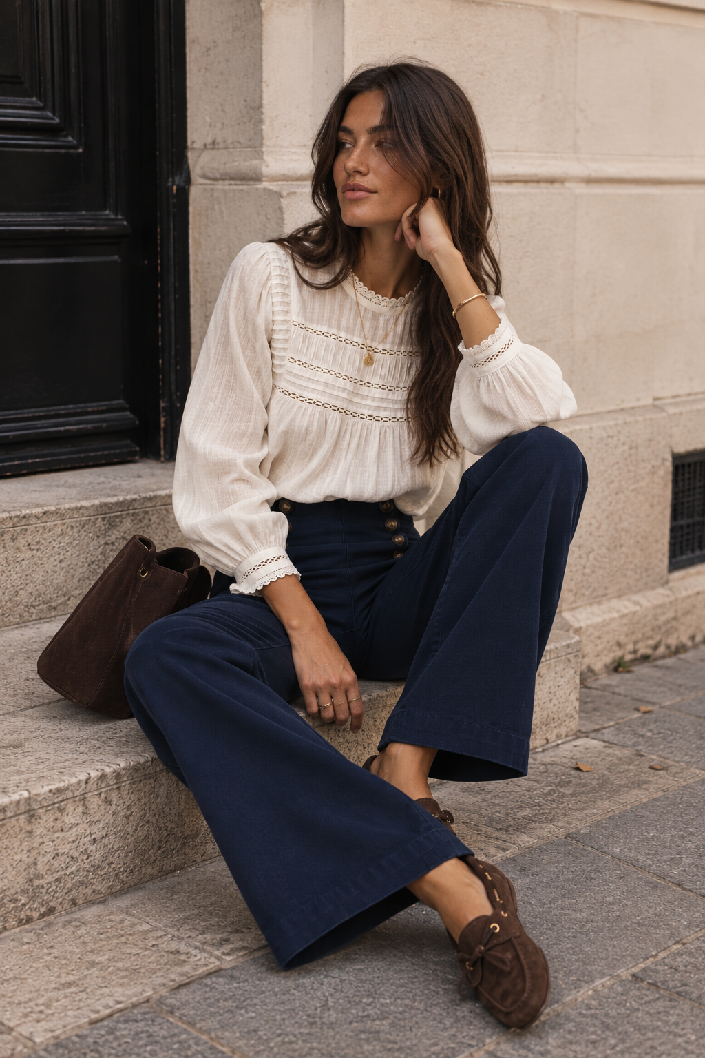 Pantalon Louis Marine