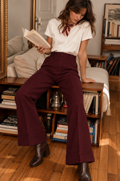 Pantalon Pablo Bordeaux
