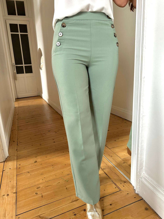 Pantalon Tom Vert D'eau