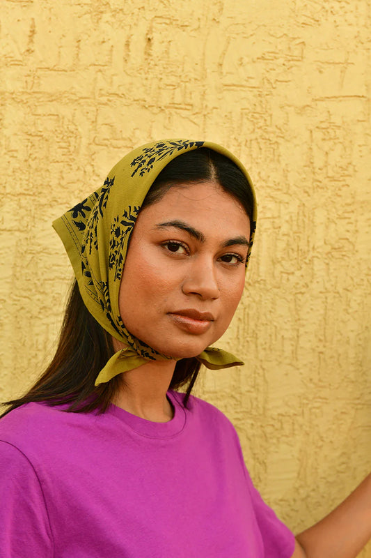 Petit Foulard Galatie Kaki