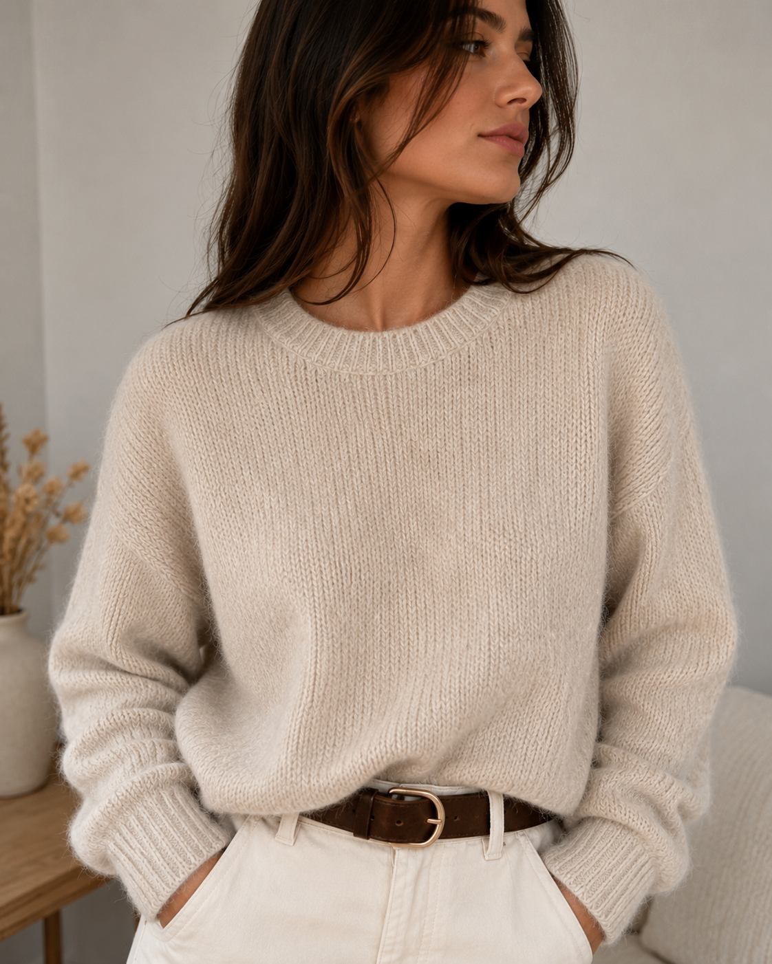 Pull Lise Beige