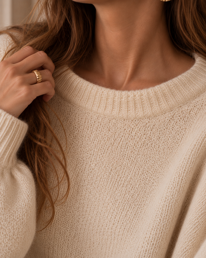 Pull Maël Ecru