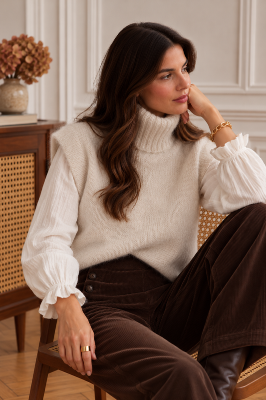 Pull Paola Beige