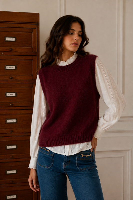 Pull Romy Bordeaux