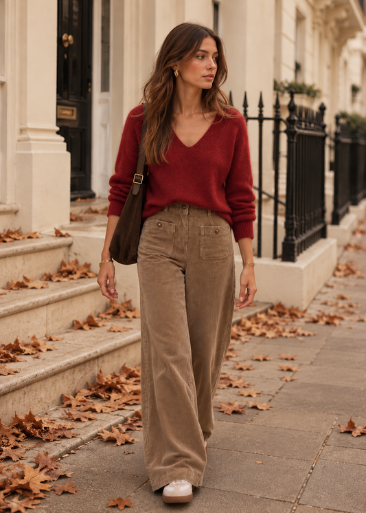 Soline Red Sweater