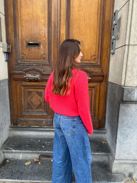 Pull Sunny Rouge à Levre