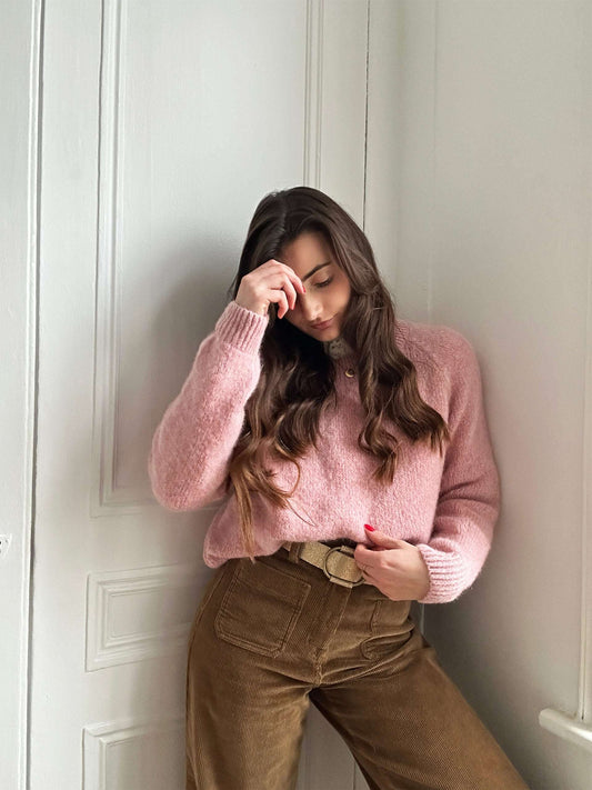 Pull Sunny Rose Poudré