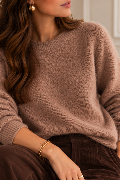 Sunny Taupe Sweater