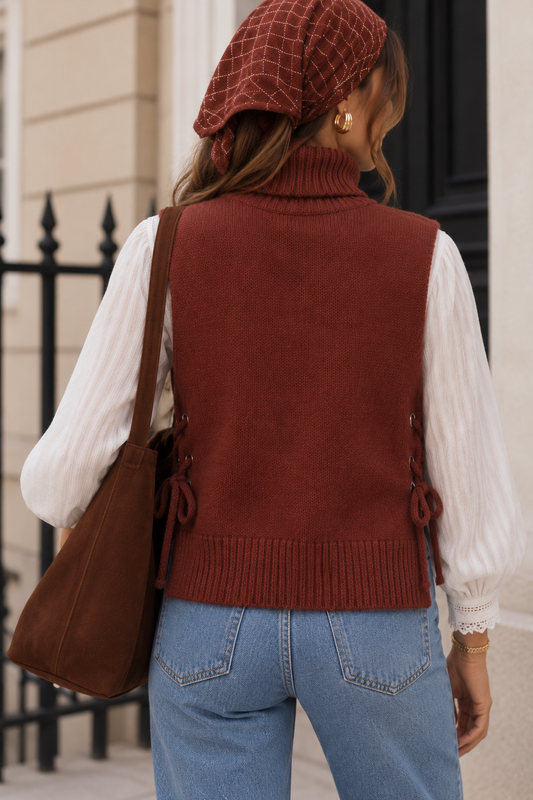 Pull Ysolde Rouille
