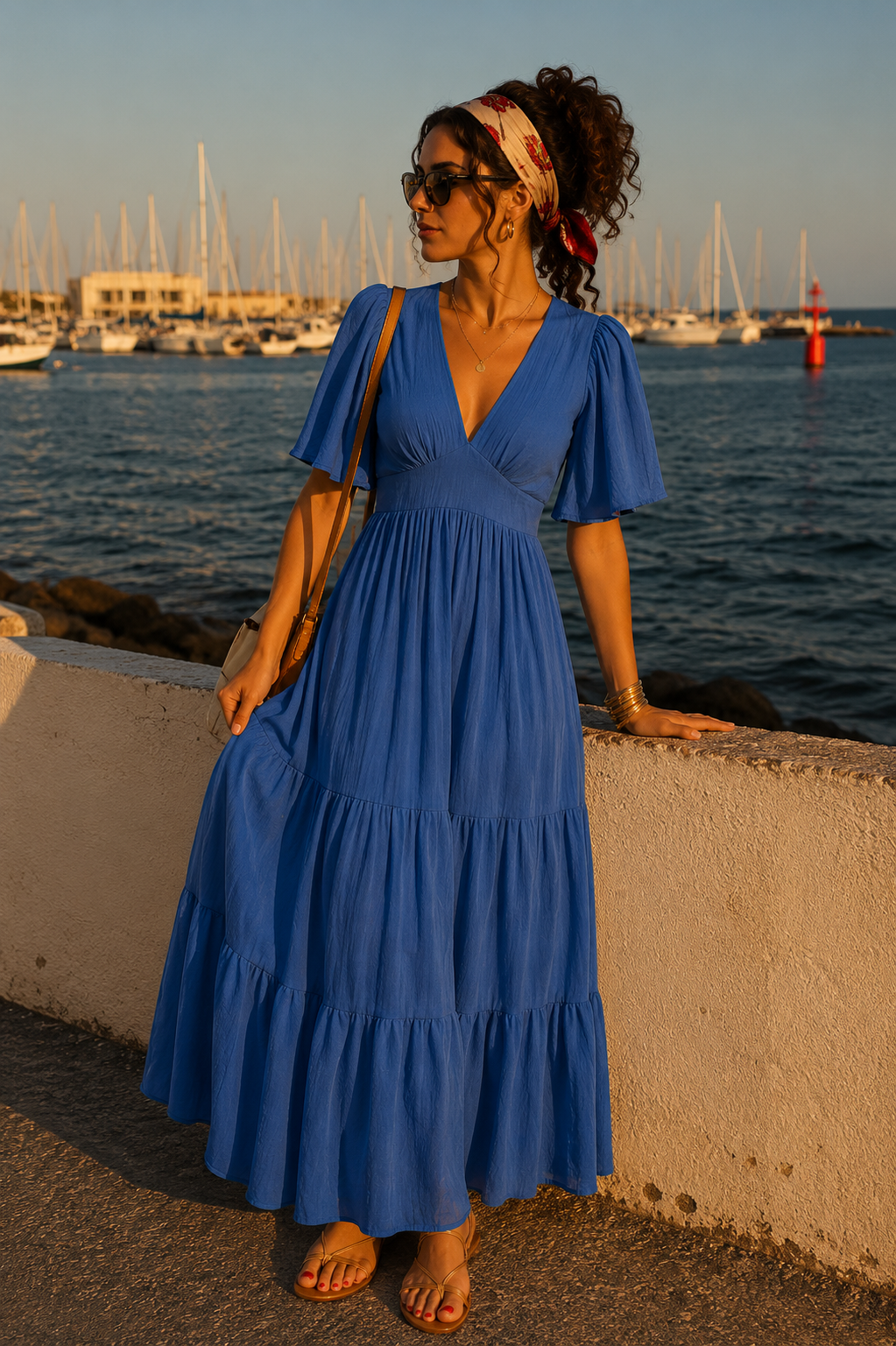 Robe Albane Bleu