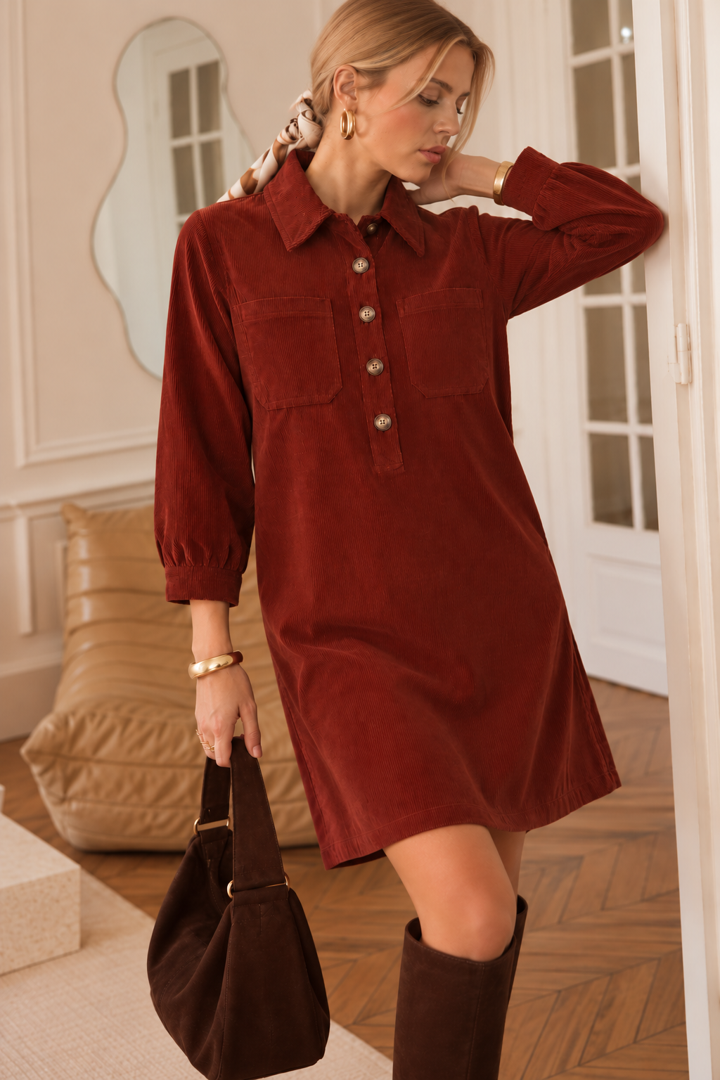 Robe Laura Brique