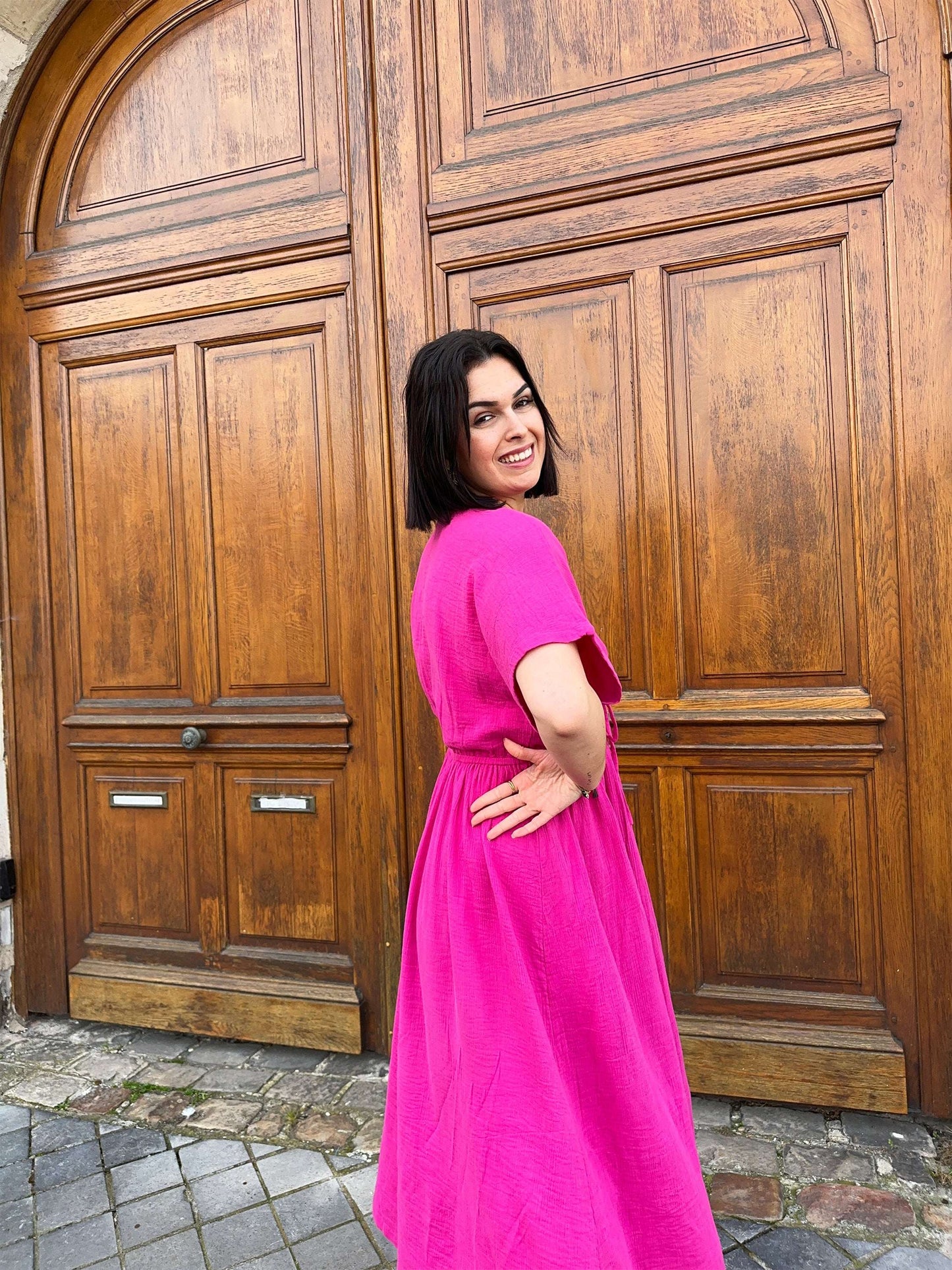 Robe Esmée Fuchsia