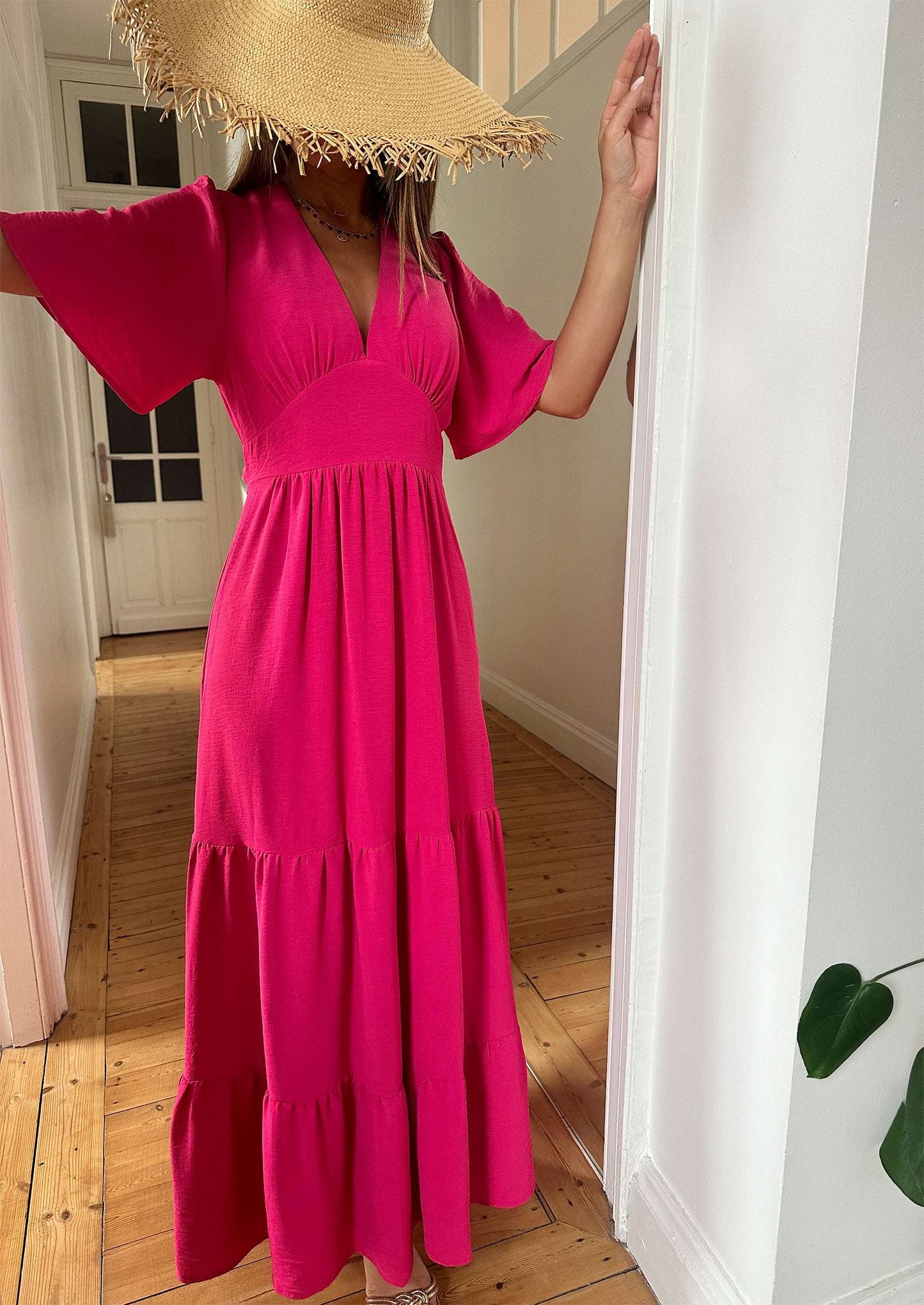 Robe Flora Fuchsia