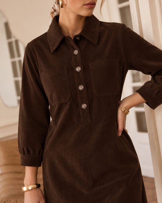Robe Laura Chocolat