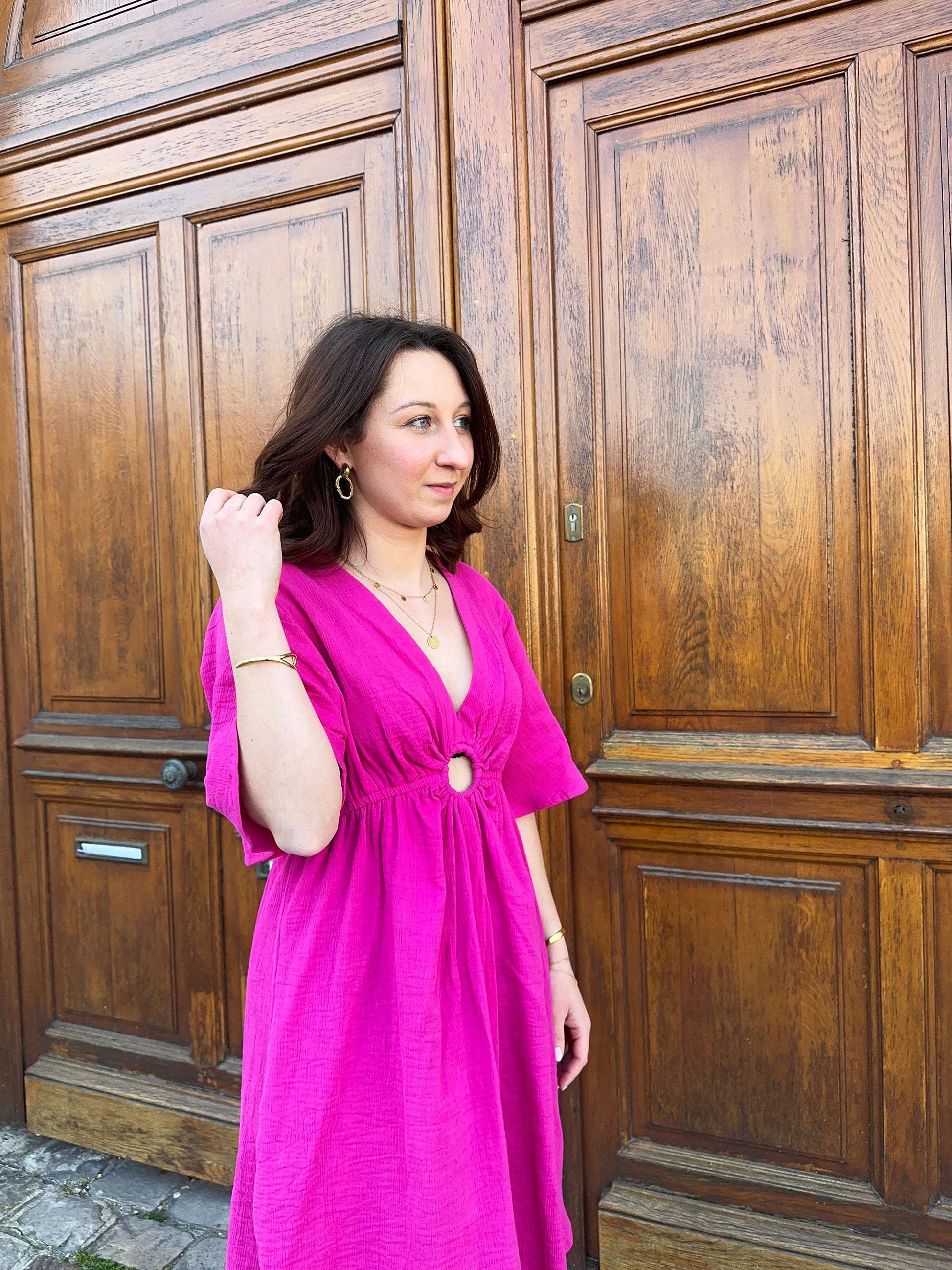 Robe Luz Fuchsia