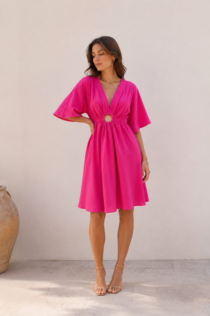 Luz Fuchsia Dress