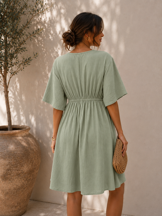 Robe Luz Vert Sauge les piplettes 