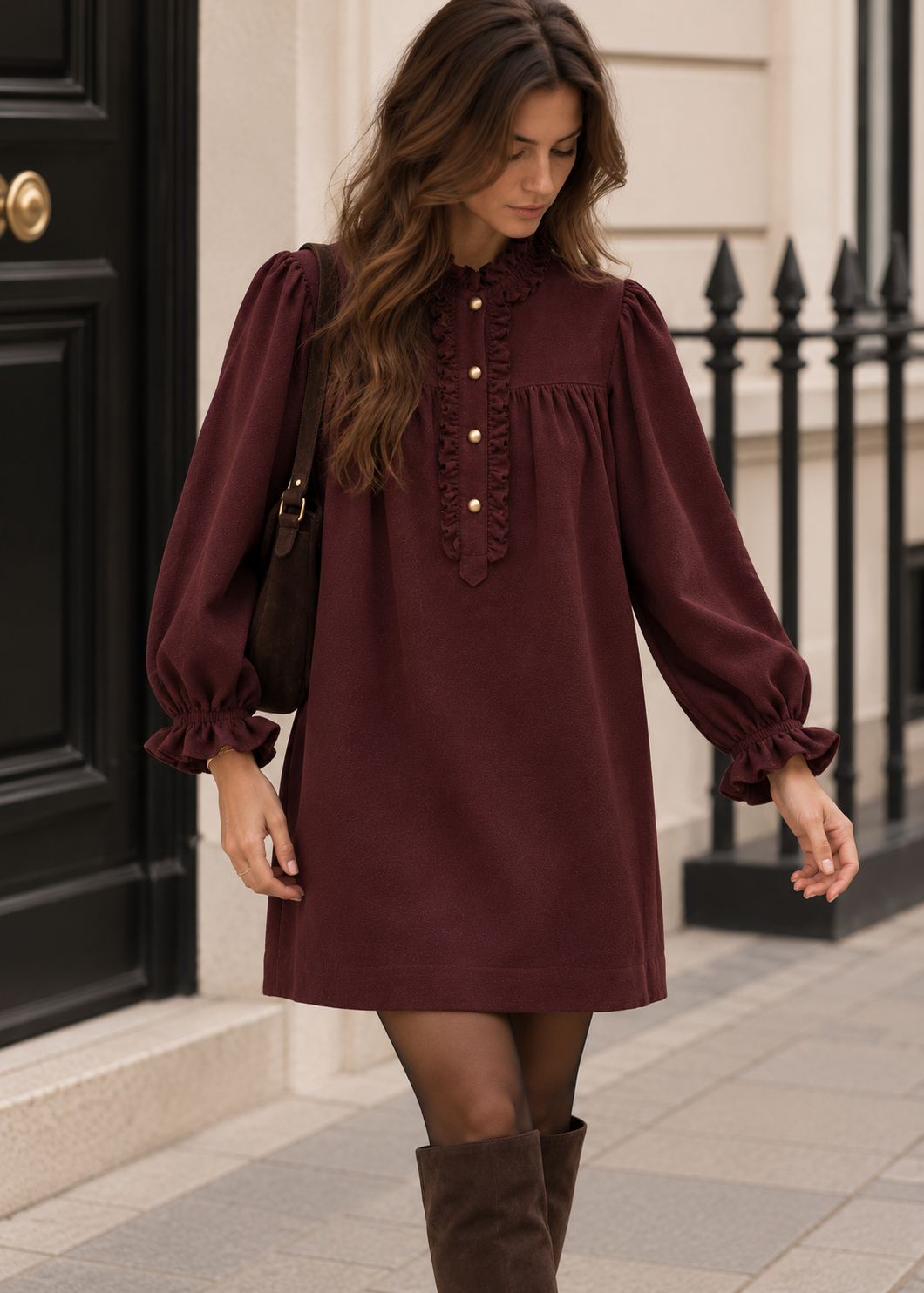 Robe Manon Bordeaux