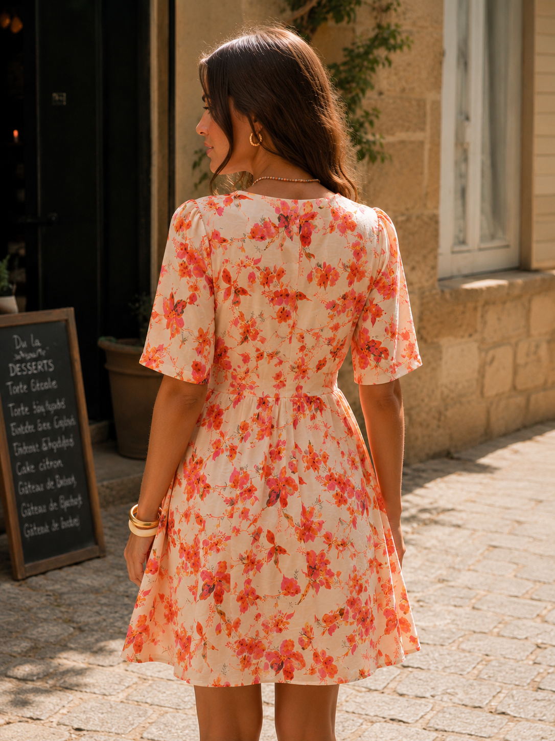 Robe Mattia Corail