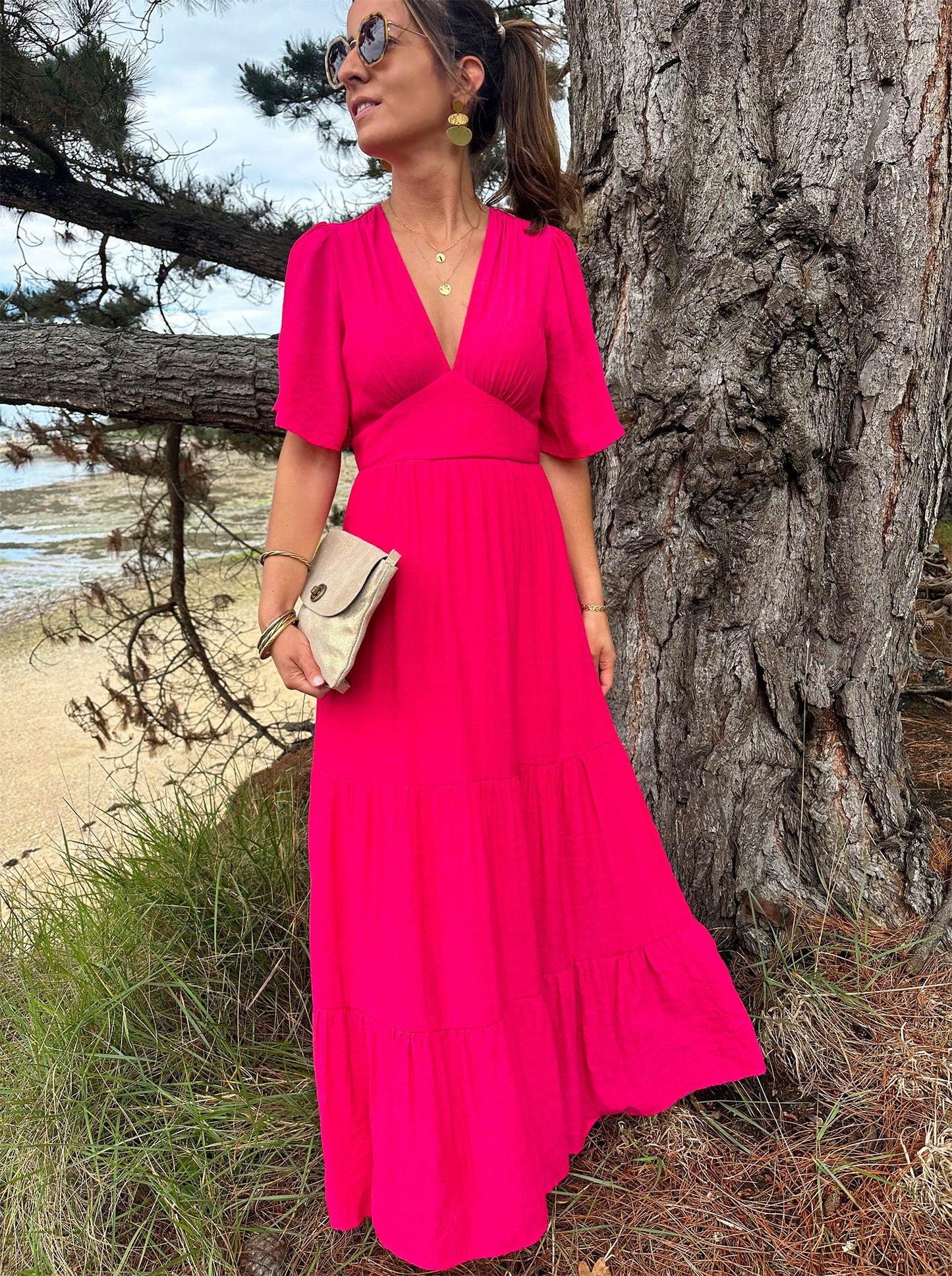 Robe Sara Fuchsia