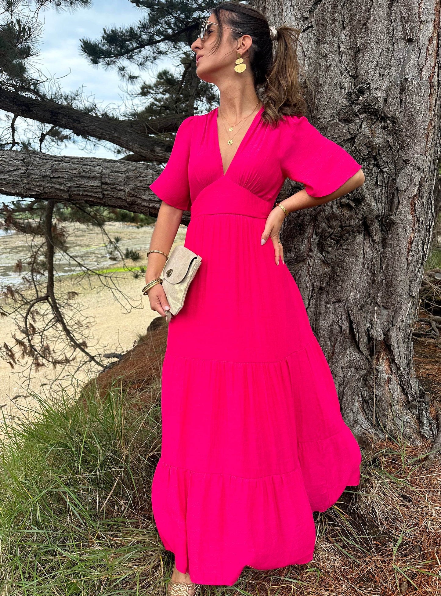 Robe Sara Fuchsia