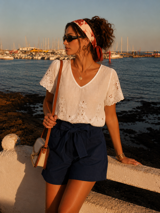 Tiziano Navy Shorts