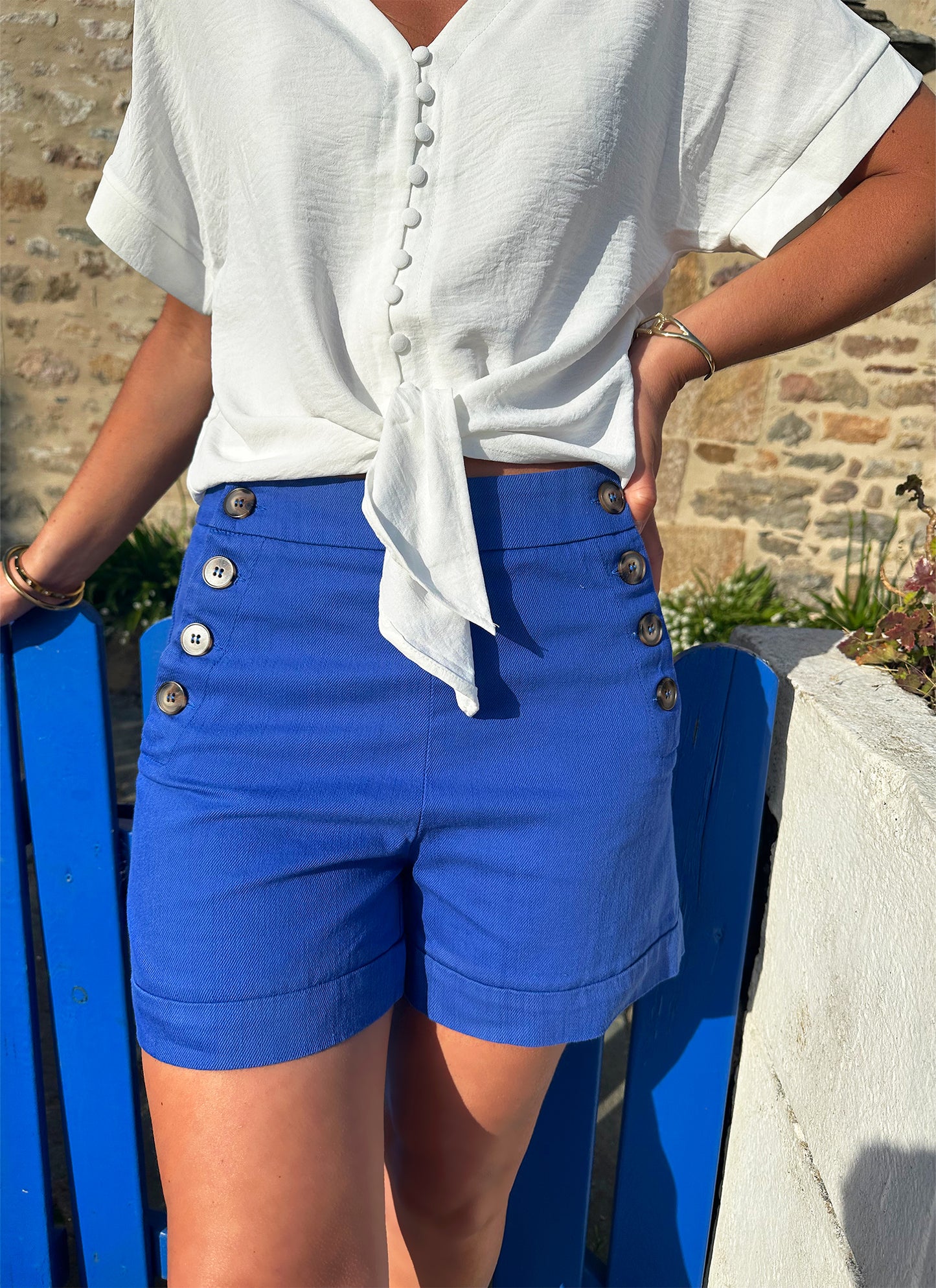 Short Tom Bleu Royal