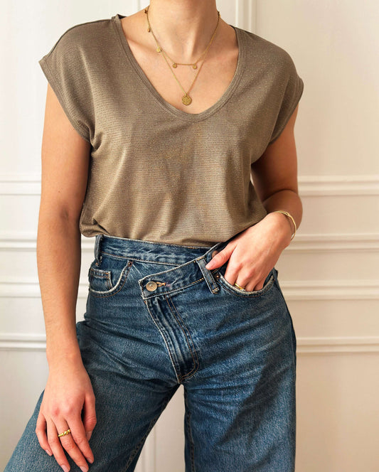 Milo Greige T-shirt