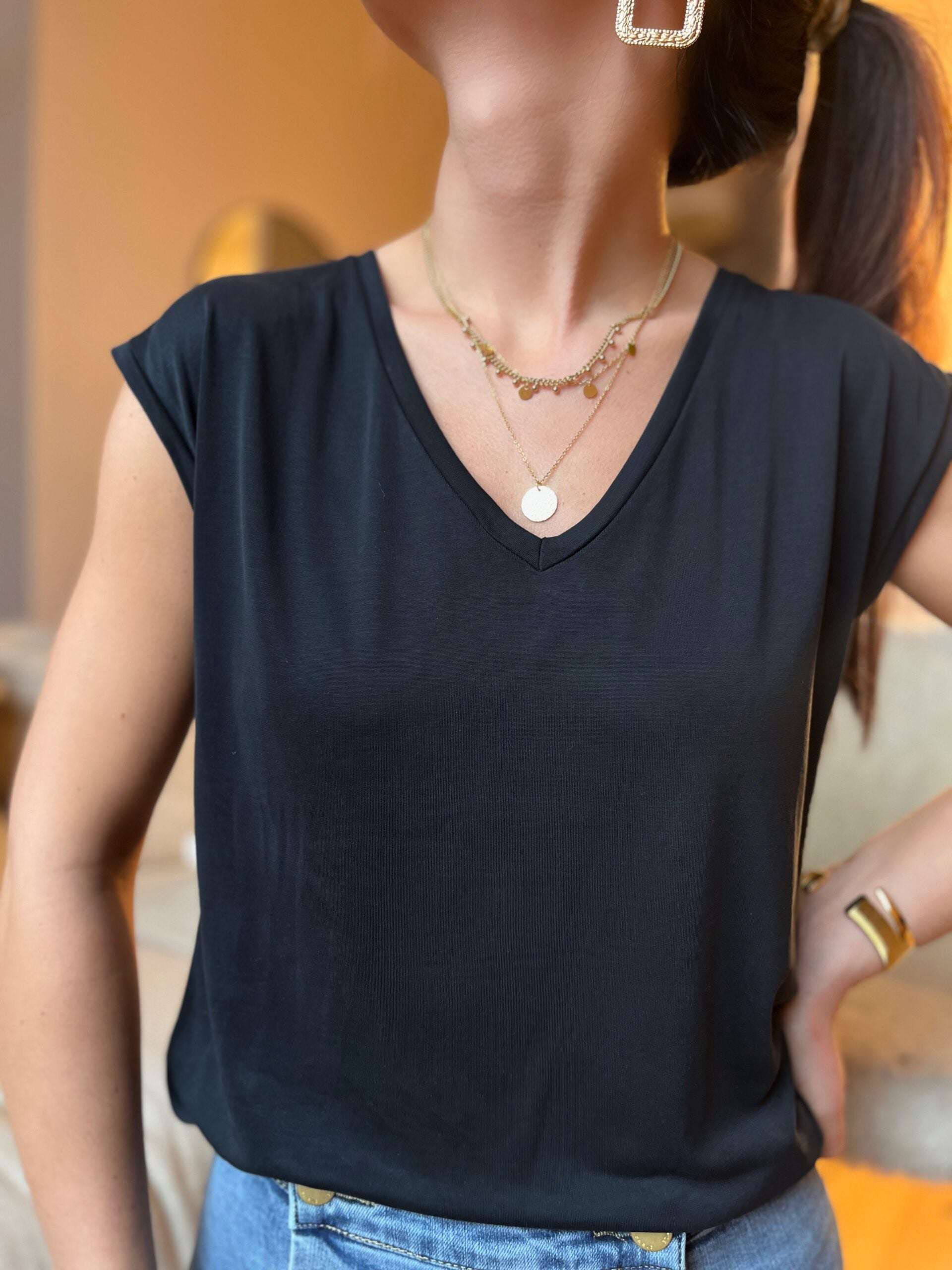 T-shirt Juliette Noir