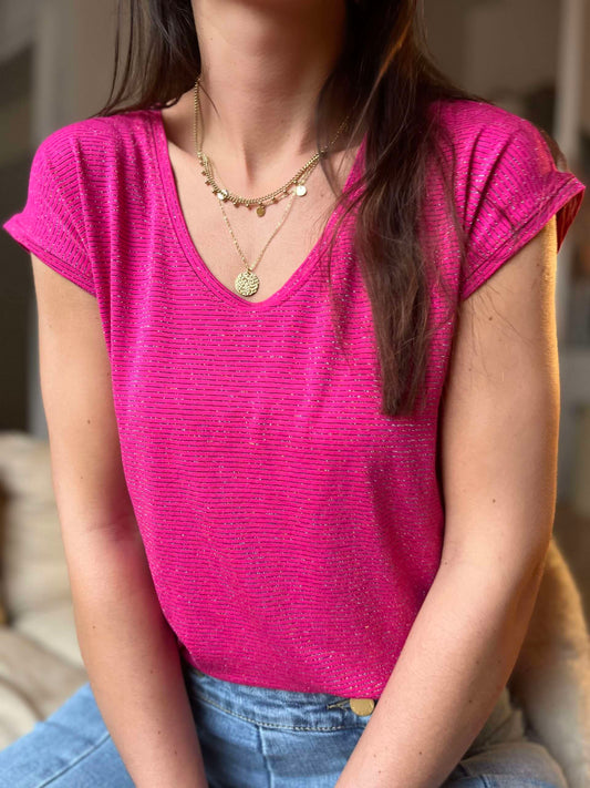 T-shirt Milo Fuchsia