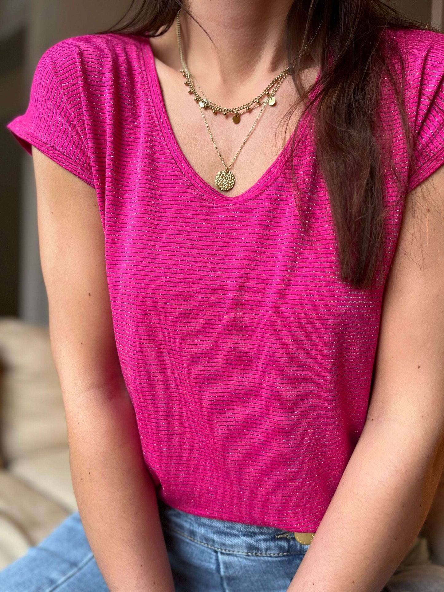 T-shirt Milo Fuchsia