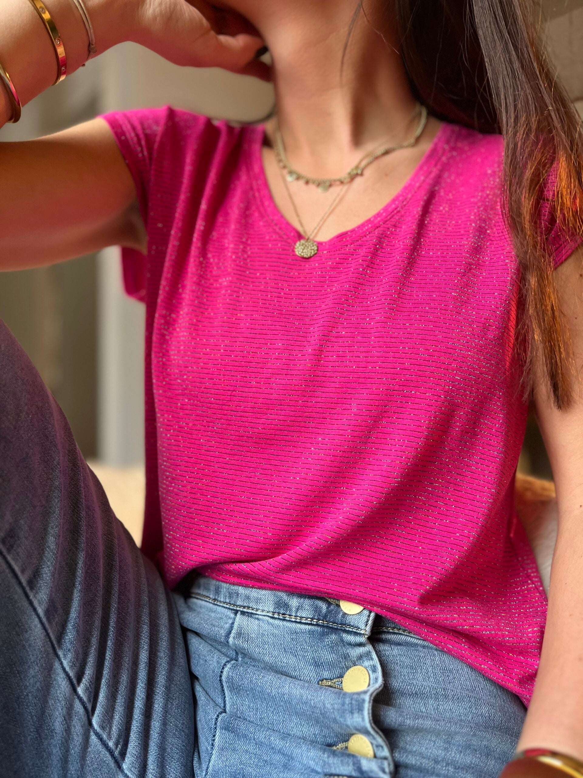 T-shirt Milo Fuchsia